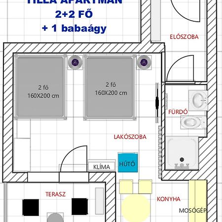 Tilla Apartman Hajdúszoboszló Extérieur photo