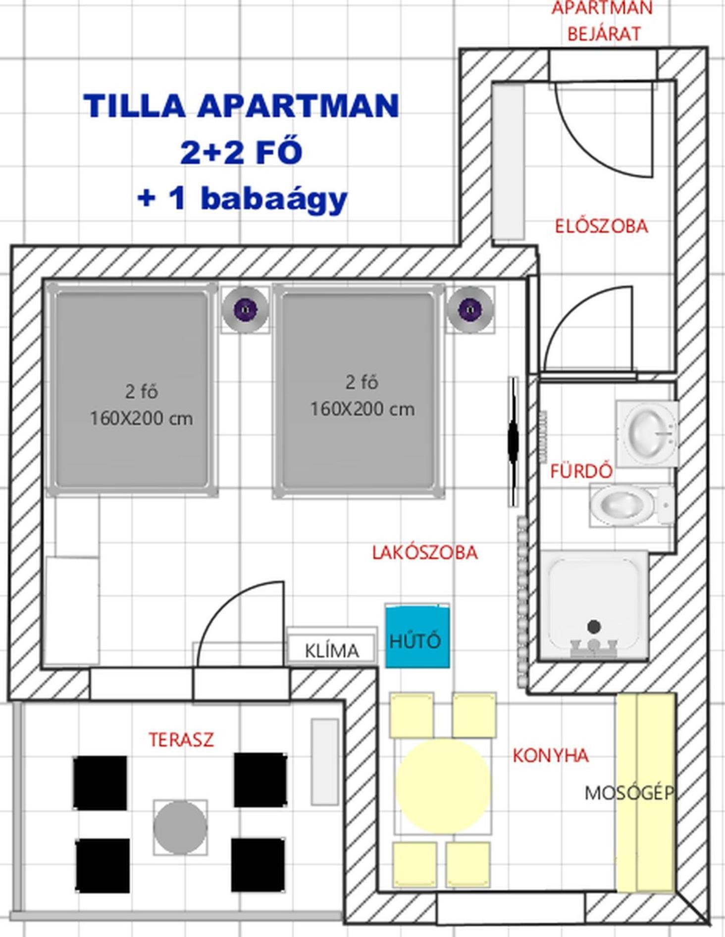 Tilla Apartman Hajdúszoboszló Extérieur photo